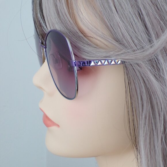 Swarovski Crystal Detail Ombre Butterfly Shades, Round Gradient Violet SK0368 main image 15